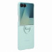 Оригинален гръб Samsung Silicone Cover with Ring за Galaxy Z Flip 7- Light Cyan, EF-PF766TME