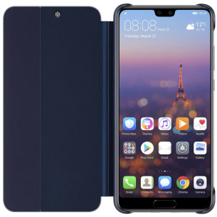 Оригинален калъф Flip View за Huawei P20 - Син
