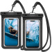 Водоустойчив калъф Spigen Aqua Shield WaterProof Case A601 , комплект 2 броя - Черна рамка