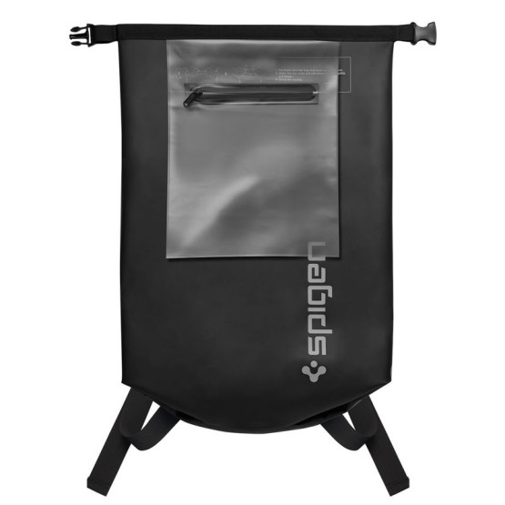 Водоустойчва раница с калъф Spigen Aqua Shield WaterProof Dry Bag 30L + 3L, Черен