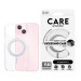 Гръб CARE by PanzerGlass за iPhone 15 Feature Silver Kick+MagSafe - Прозрачен