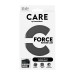 Гръб Care by PanzerGlass за iphone 7, 8, SE 2020, SE2022, Fashion, Black Rugged, Черен