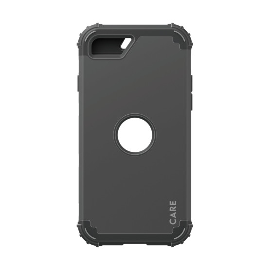 Гръб Care by PanzerGlass за iphone 7, 8, SE 2020, SE2022, Fashion, Black Rugged, Черен