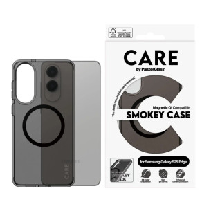 Гръб CARE by PanzerGlass за Samsung Galaxy S25 Edge Flagship Black QI - Smokey