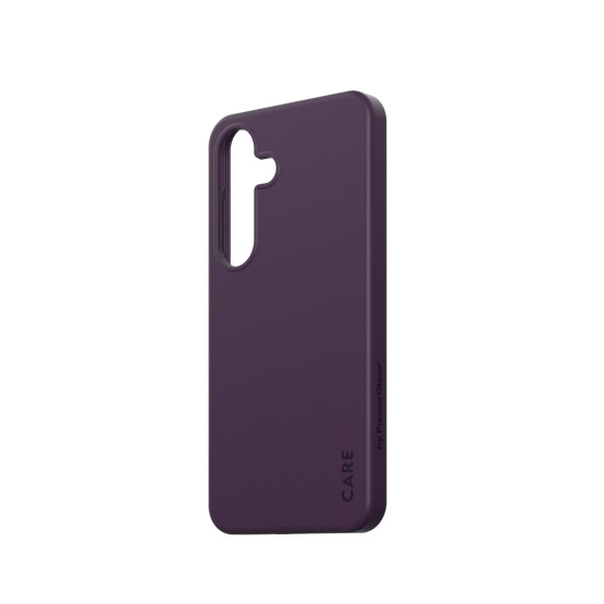 Гръб Care by PanzerGlass за Samsung Galaxy S25, Fashionable Case, Plum Purple, Лилав