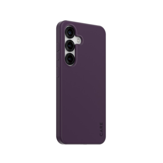 Гръб Care by PanzerGlass за Samsung Galaxy S25, Fashionable Case, Plum Purple, Лилав