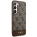 Гръб Guess 4G Stripe Case за Samsung Galaxy S24 Plus - Кафяв