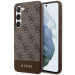 Гръб Guess 4G Stripe Case за Samsung Galaxy S24 Plus - Кафяв