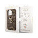 Гръб Guess PU 4G Metal Logo Case за iPhone 14 Pro Max - Кафяв