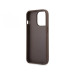 Гръб Guess PU 4G Metal Logo Case за iPhone 14 Pro Max - Кафяв