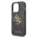 Гръб Guess PU 4G Metal Logo Case за iPhone 15 Pro - Сив