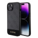 Гръб Guess PU 4G Stripe MagSafe Case за iPhone 15 - Черен