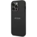 Гръб Guess PU Leather Saffiano Case за iPhone 14 Pro - Черен
