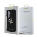 Гръб Guess за Samsung Galaxy S25 , PU, Grained, 4G Metal Logo Case, Черен