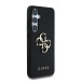 Гръб Guess за Samsung Galaxy S25 , PU, Grained, 4G Metal Logo Case, Черен