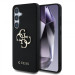 Гръб Guess за Samsung Galaxy S25 , PU, Grained, 4G Metal Logo Case, Черен