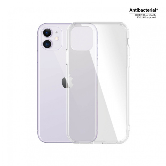Гръб HardCase PanzerGlass за Apple Iphone 11 , Antibacterial - Прозрачен