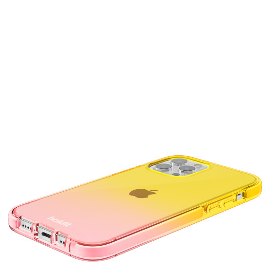 Гръб Holdit Seethru Case за iPhone 12/12 Pro- Bright Pink/Orange Juice