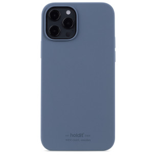 Гръб Holdit Silicone Case за iPhone 12/12 Pro - Pacific Blue