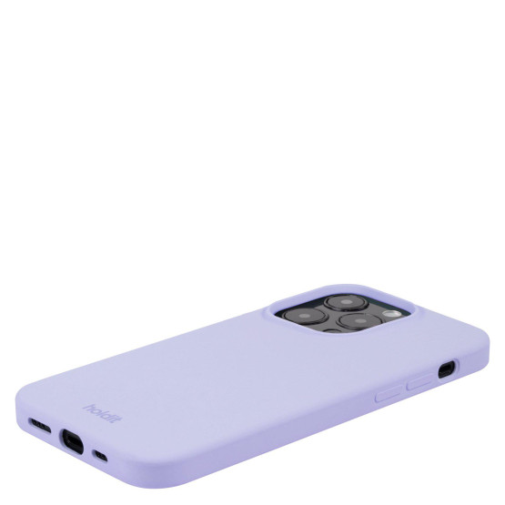 Гръб Holdit Silicone Case за iPhone 14 Pro - Лилав