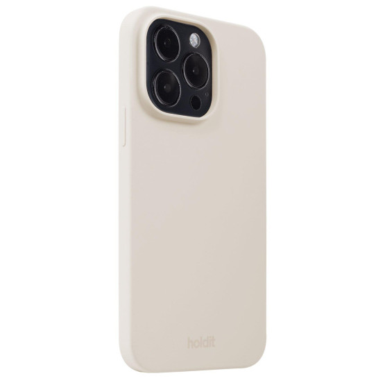 Гръб Holdit Silicone Case за iphone 15 Pro Max - Light Beige