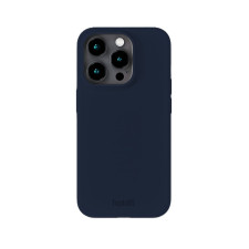 Гръб Holdit Silicone за iPhone 15 Pro - Midnight Blue