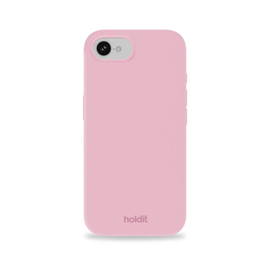Гръб Holdit за iPhone 16e, Silicone Case ,Розов
