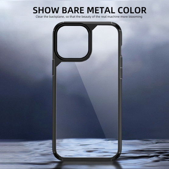 Гръб Ipaky Royal за Iphone 14 Pro - Черна рамка