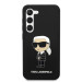 Гръб Karl Lagerfeld Liquid Silicone Ikonik NFT Case за Samsung Galaxy S23 - Черен