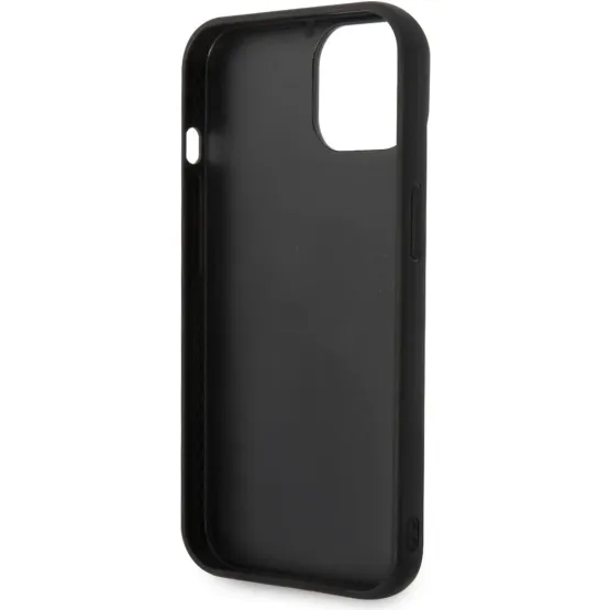 Гръб Karl Lagerfeld Quilted Puffy Metal Logo Case за iPhone 14 Plus - Черен