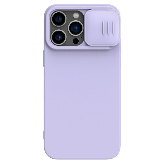 Гръб Nillkin CamShield Silky Magnetic silicone за Iphone 14 Pro - Лилав