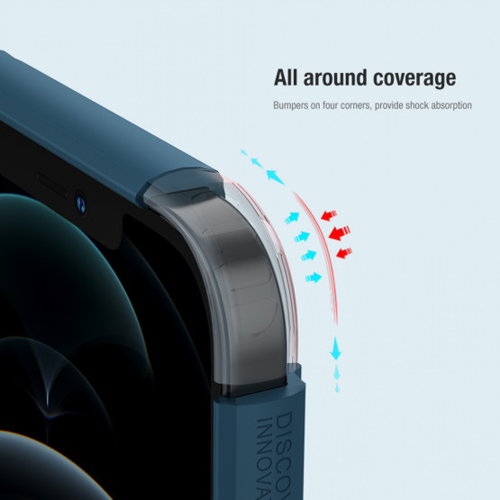 Гръб Nillkin Frosted Shield Pro за Iphone 13 Pro Max - Син