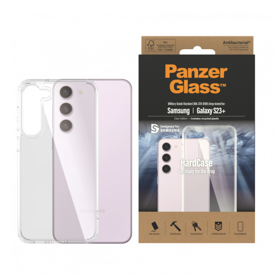 Гръб PanzerGlass Hard Case за Samsung Galaxy S23 Plus - Прозрачен
