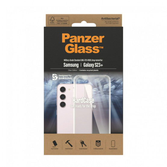 Гръб PanzerGlass Hard Case за Samsung Galaxy S23 Plus - Прозрачен