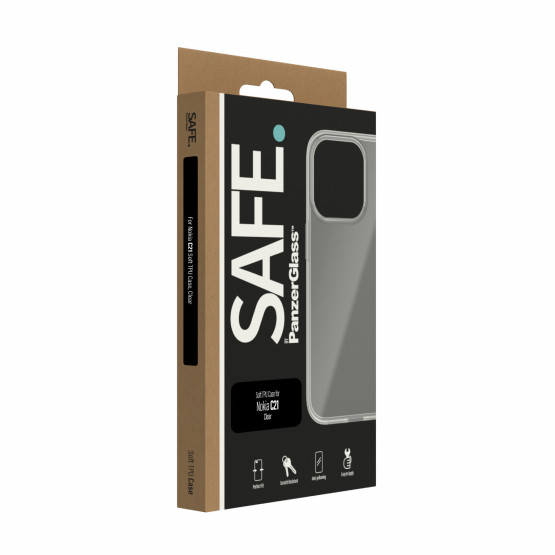 Гръб SAFE Case за Nokia C 21 - Прозрачен