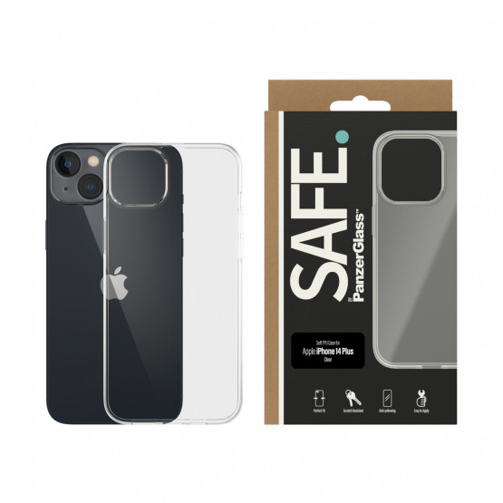 Гръб Safe TPU за Iphone 14 Plus - Прозрачен