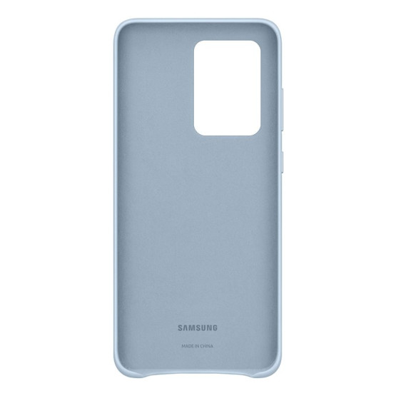 Гръб Samsung Leather Cover за Galaxy S20 Ultra - Син, EF-VG988LLE