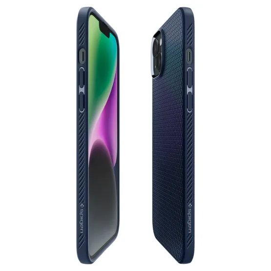 Гръб Spigen Liquid Air за iPhone 14 Plus - Син