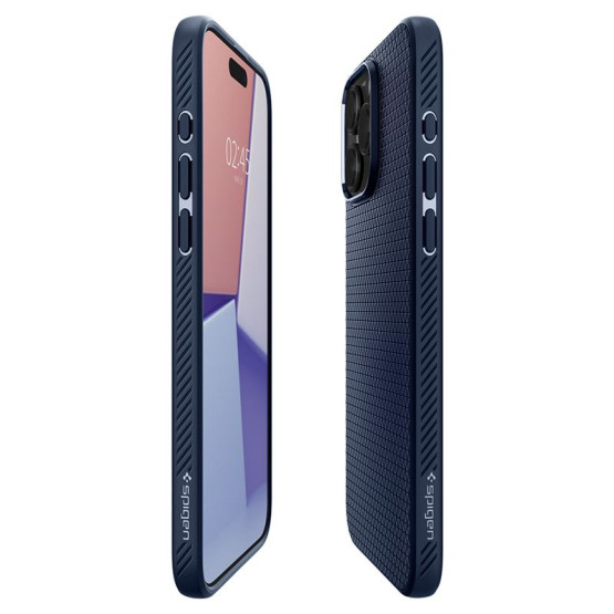 Гръб Spigen Liquid Air за iPhone 15 Pro - Син