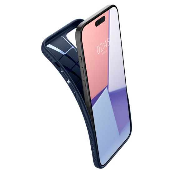 Гръб Spigen Liquid Air за iPhone 15 Pro - Син