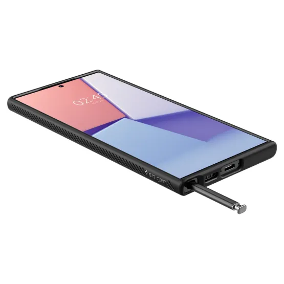 Гръб Spigen Liquid Air за Samsung Galaxy S23 Ultra - Черен