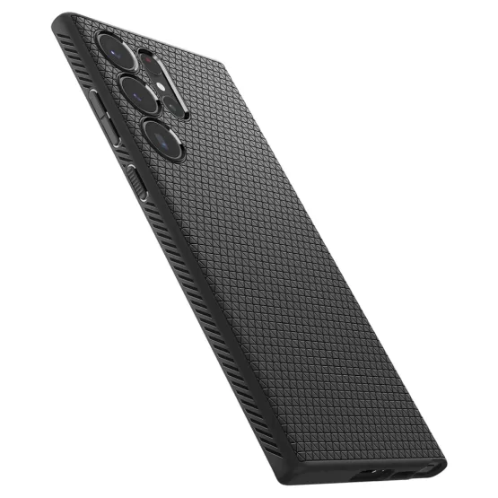 Гръб Spigen Liquid Air за Samsung Galaxy S23 Ultra - Черен