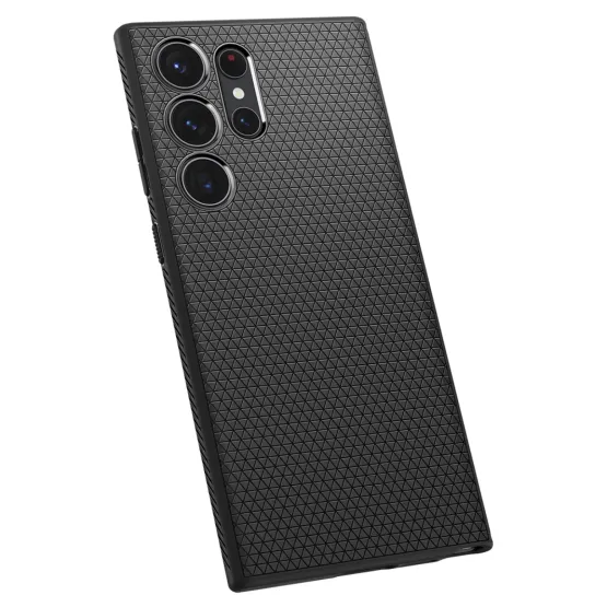 Гръб Spigen Liquid Air за Samsung Galaxy S23 Ultra - Черен