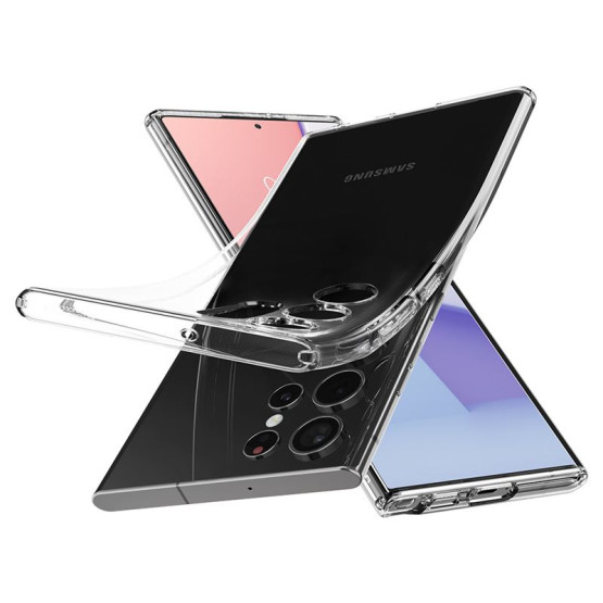 Гръб Spigen Liquid Crystal за Samsung Galaxy S22 Ultra Прозрачен