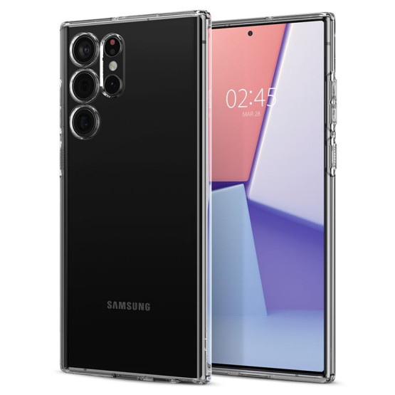 Гръб Spigen Liquid Crystal за Samsung Galaxy S22 Ultra Прозрачен