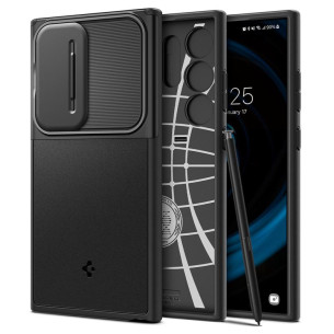 Гръб Spigen Optik Armor за Samsung Galaxy S24 Ultra- Черен
