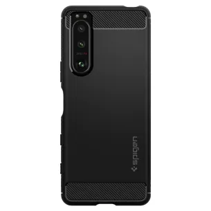 Гръб Spigen Rugged Armor за Sony Xperia 5 III - Черен