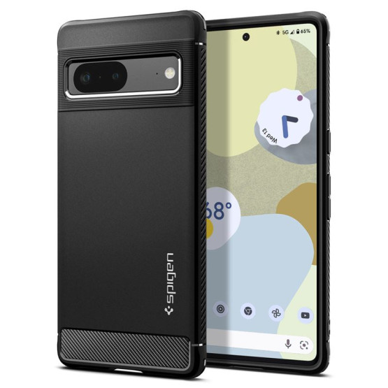 Гръб Spigen Rugged Armor заGoogle Pixel 7 - Черен