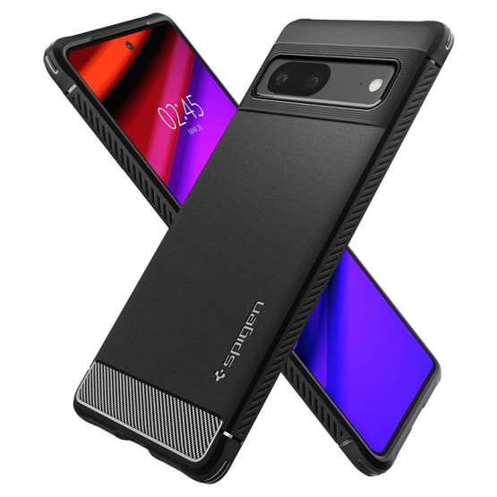 Гръб Spigen Rugged Armor заGoogle Pixel 7 - Черен