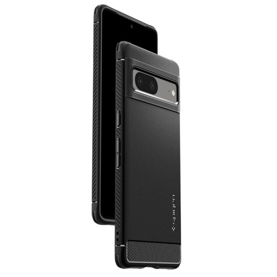 Гръб Spigen Rugged Armor заGoogle Pixel 7 - Черен